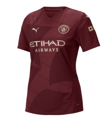 Manchester City Tercera Equipación Mujer 2024-25 Manga Corta